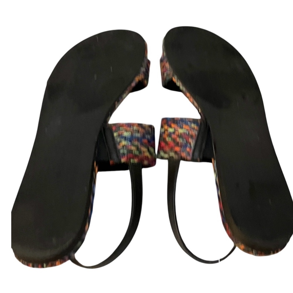 Sandals by Carlos Santana | Multi-color | Size 7M | LIKE NEW! - Picture 4 of 9
